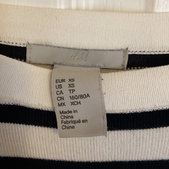 Striped long sleeve sweater XS - Picture 3 of 3